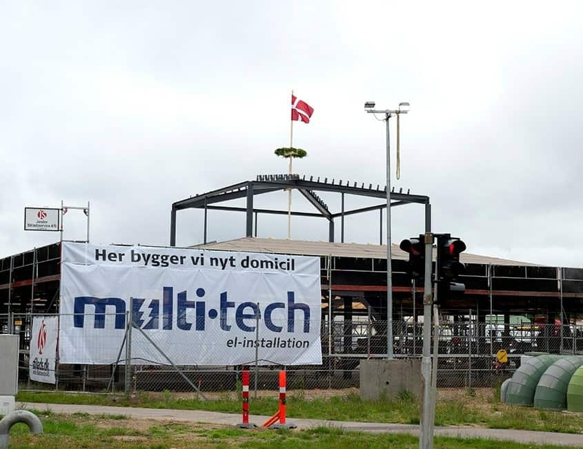 Stilladsopsætning hos Multi Tech